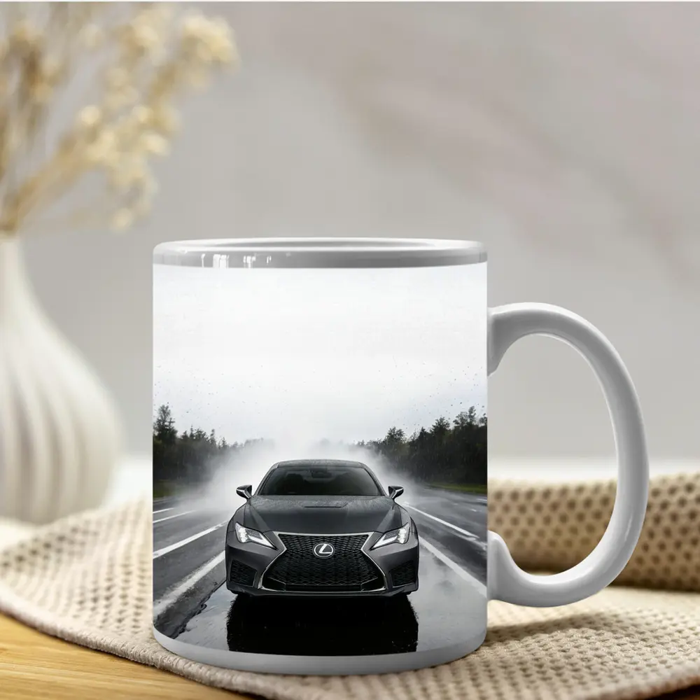 Lexus RC F Driving In Heavy Rain – Mugs
