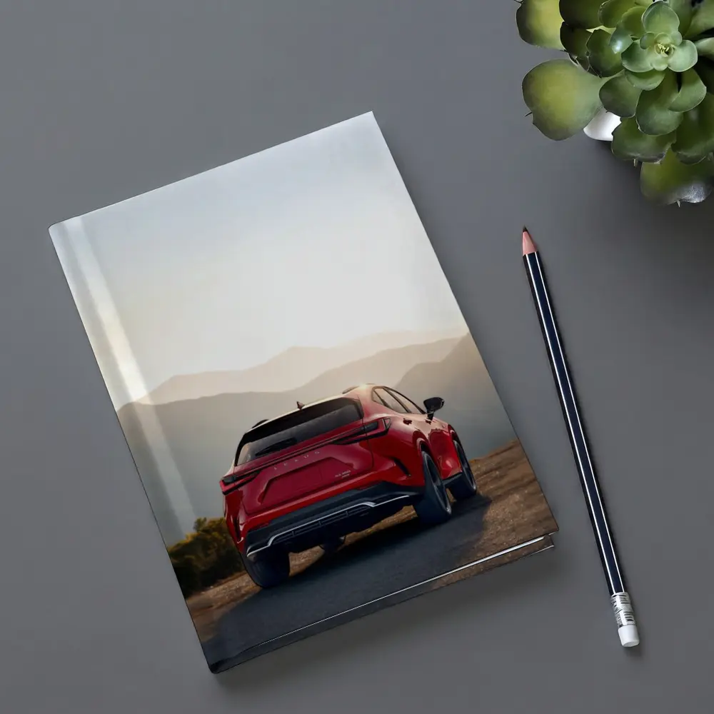 Red Lexus NX SUV Mountain Sunset View – Notebooks