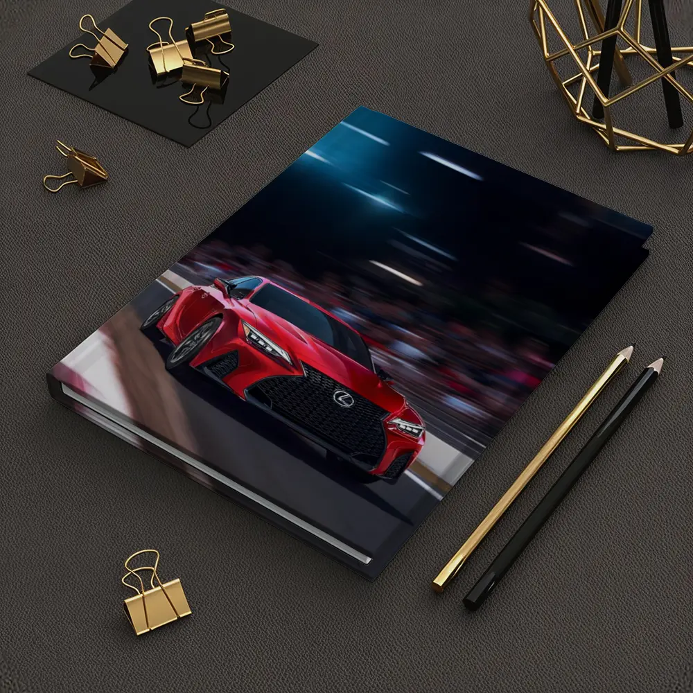 Lexus IS Red Sports Sedan On Track – Notebooks