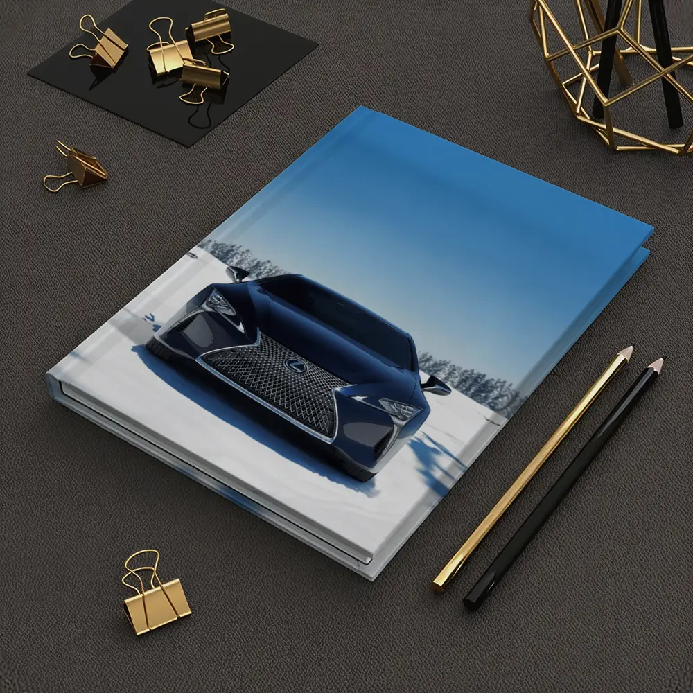 Lexus LC Front View Snow Winter – Notebooks