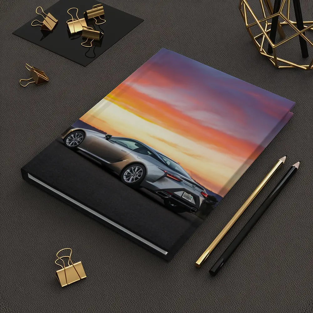 Lexus LC Coupe Parked at Sunset – Notebooks