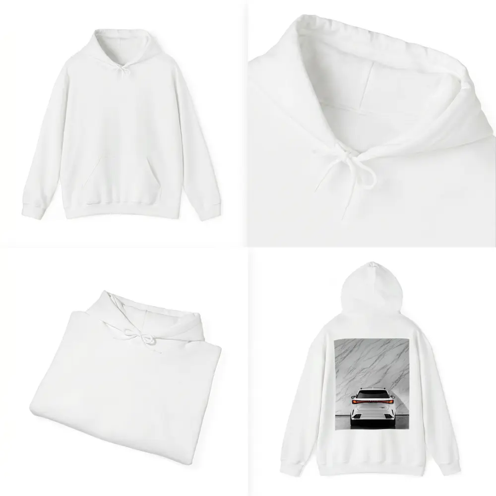 Lexus RX White SUV Marble Wall – Hoodies