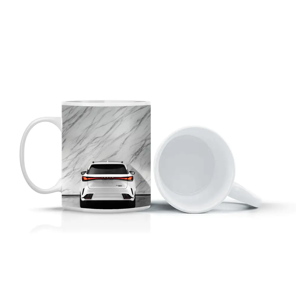 Lexus RX White SUV Marble Wall – Mugs