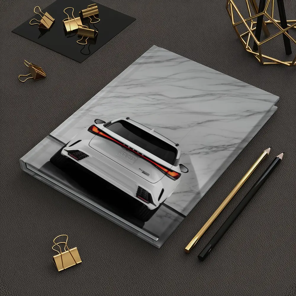 Lexus RX White SUV Marble Wall – Notebooks