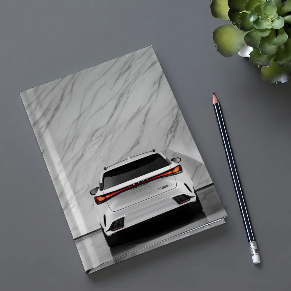 Lexus RX White SUV Marble Wall – Notebooks