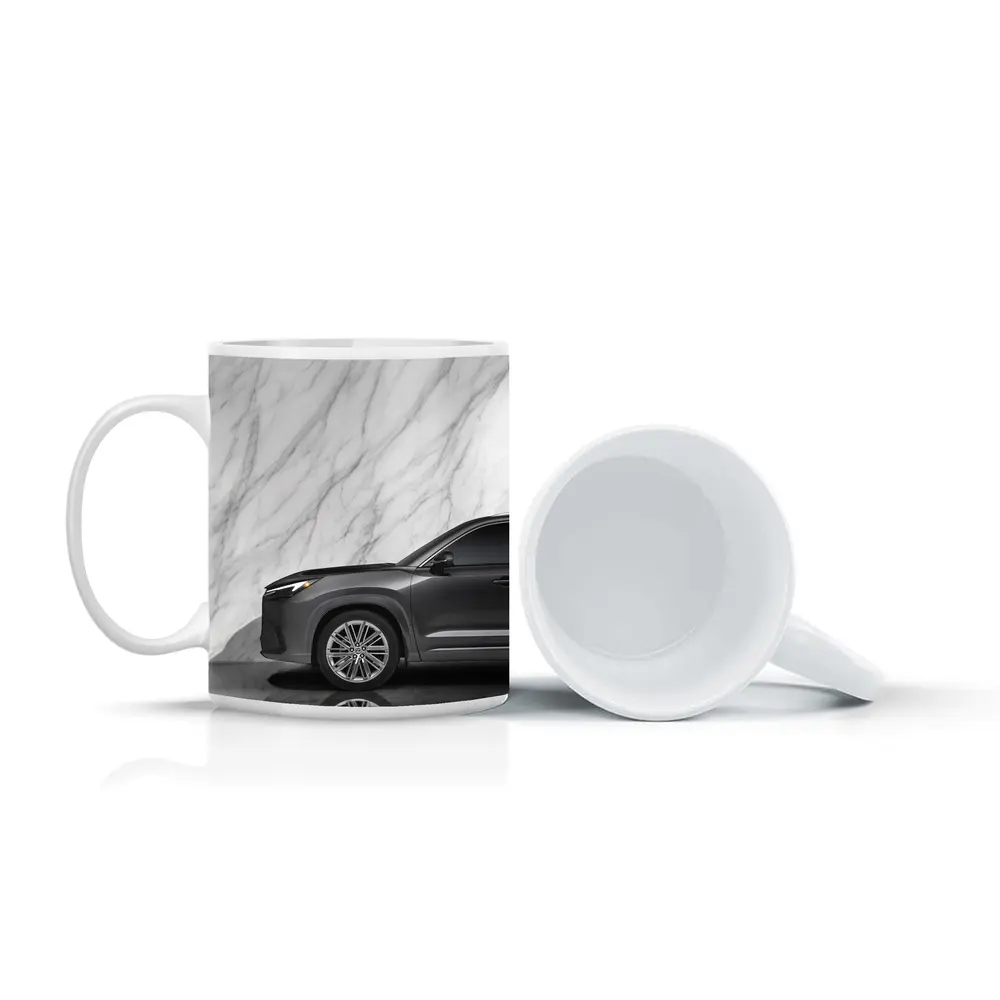 Lexus RX Gray SUV Marble Background – Mugs