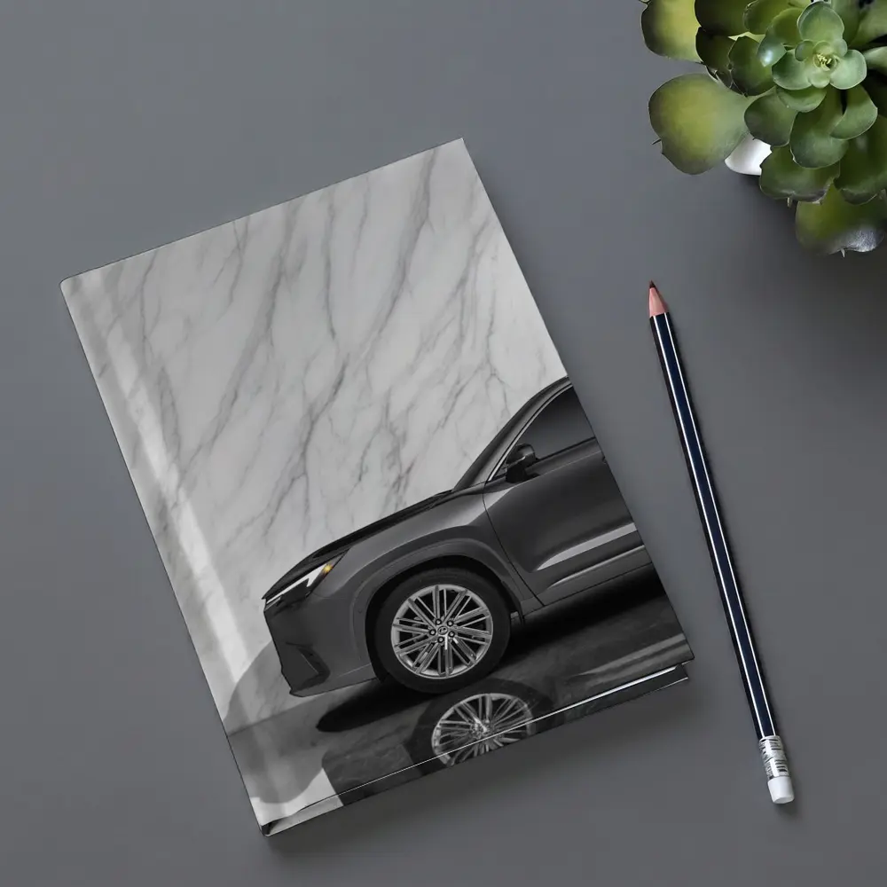Lexus RX Gray SUV Marble Background – Notebooks