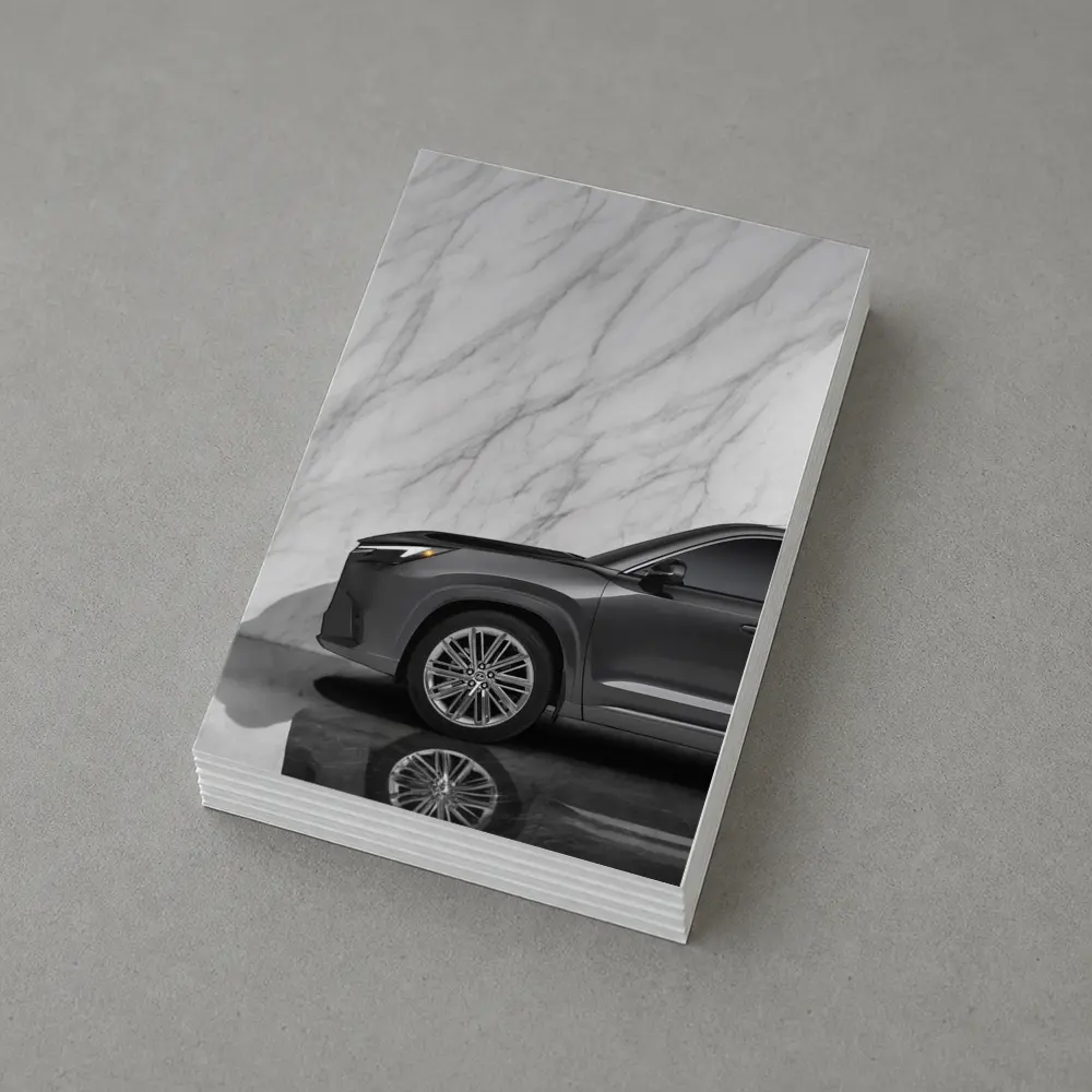 Lexus RX Gray SUV Marble Background – Postcards