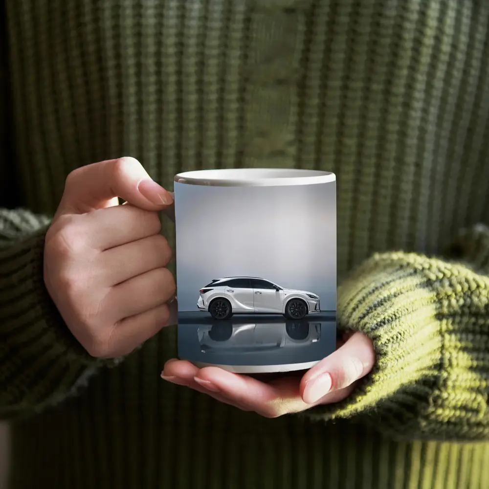 Lexus RX White Studio Reflective Floor – Mugs