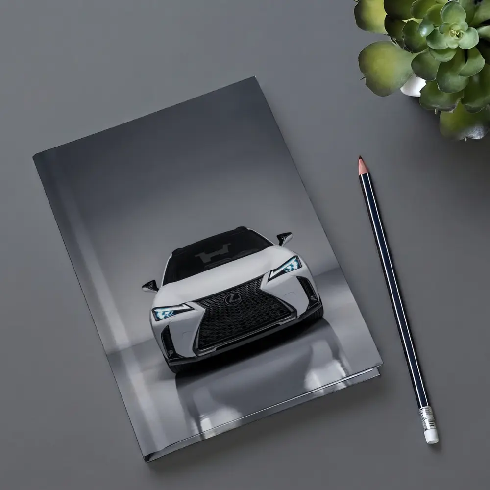 Lexus UX White Front View Studio – Notebooks