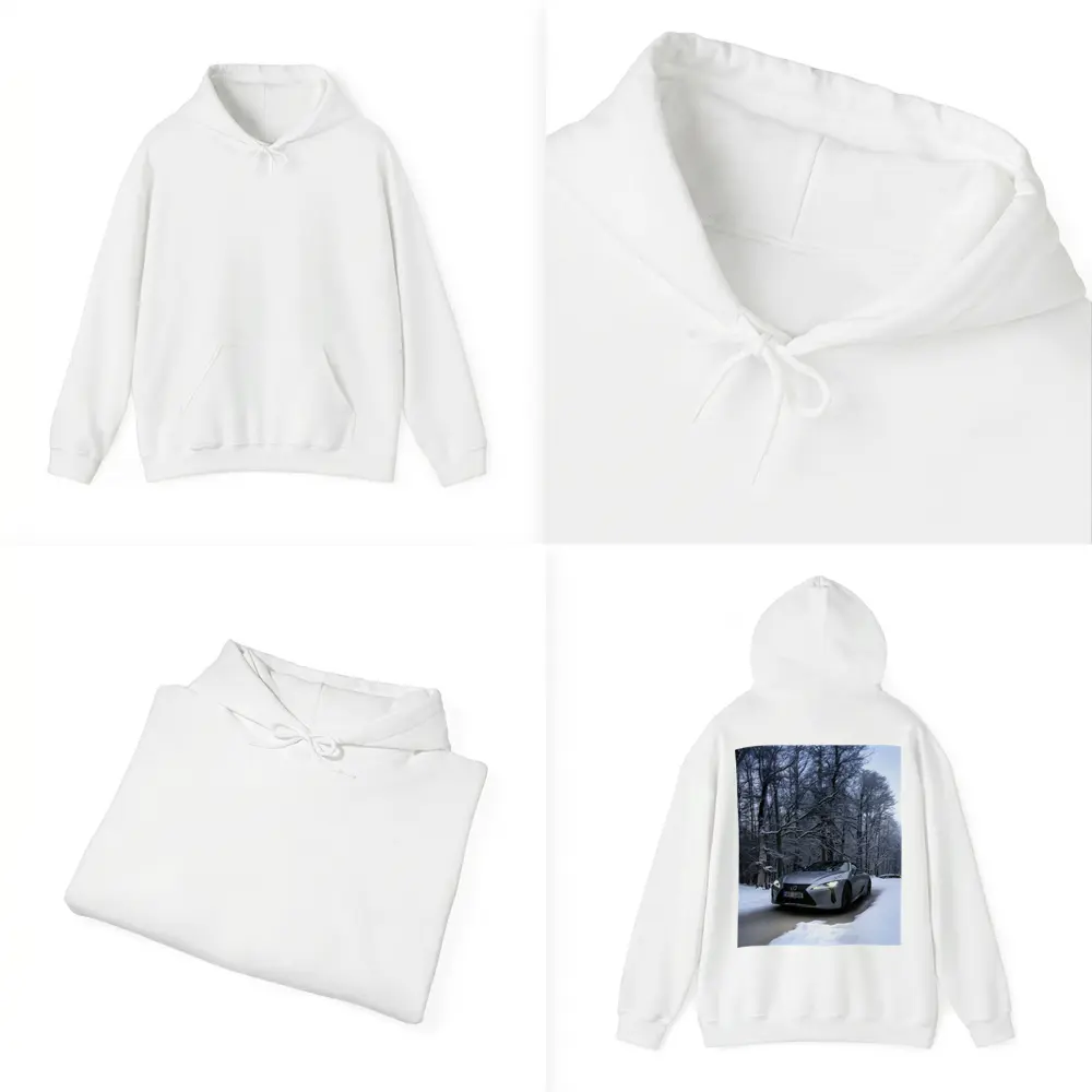 Lexus LC Coupe Snowy Winter Forest Road – Hoodies