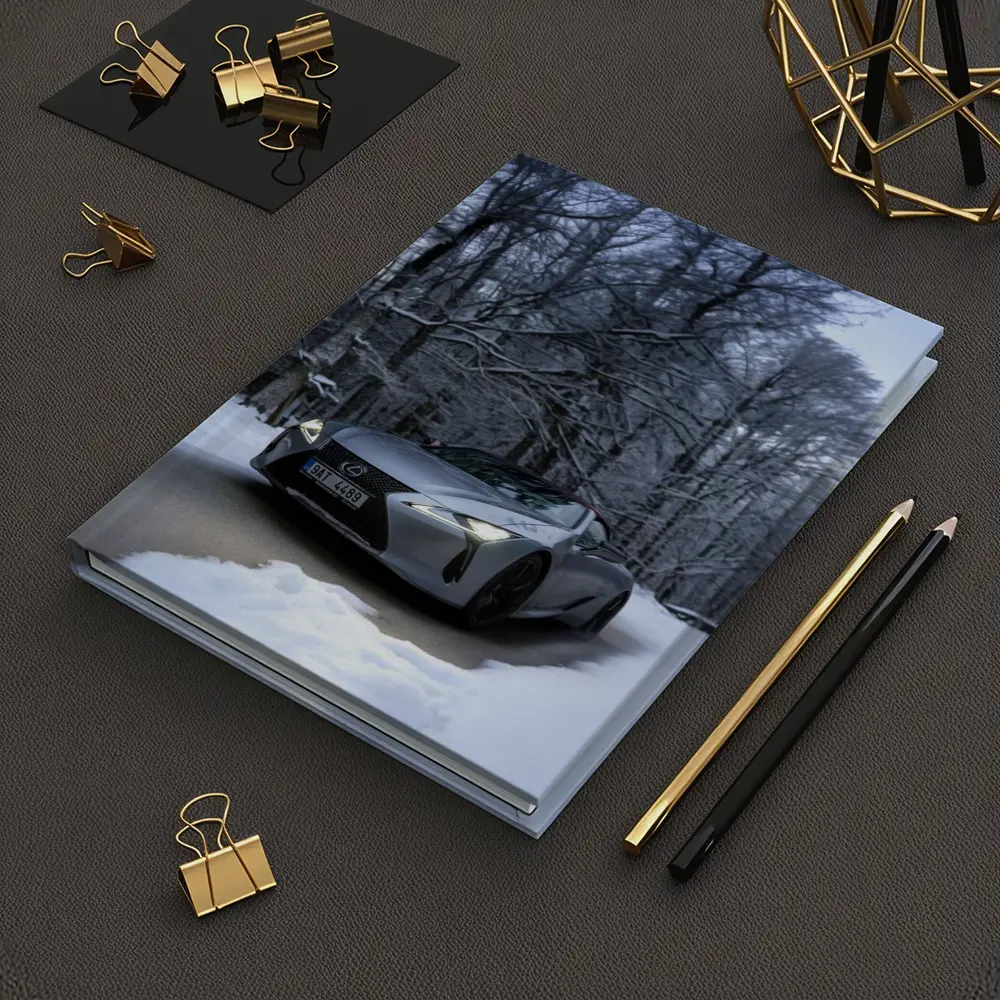 Lexus LC Coupe Snowy Winter Forest Road – Notebooks