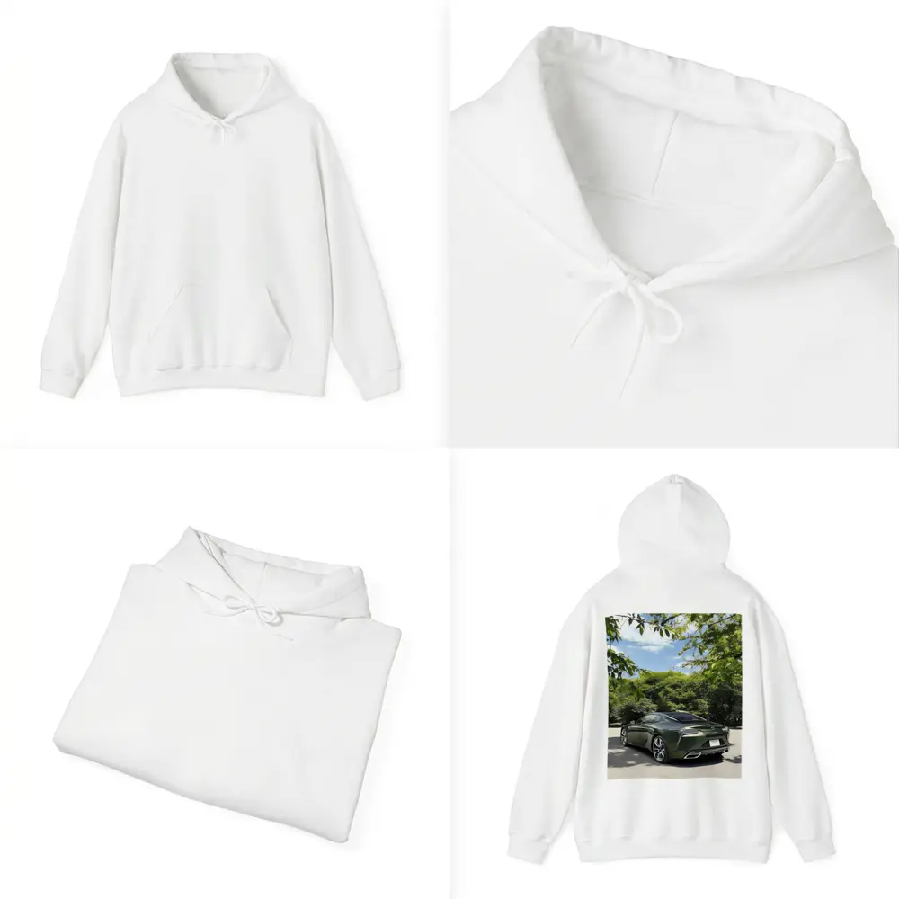 Lexus LC 500 Green Coupe Park Setting – Hoodies