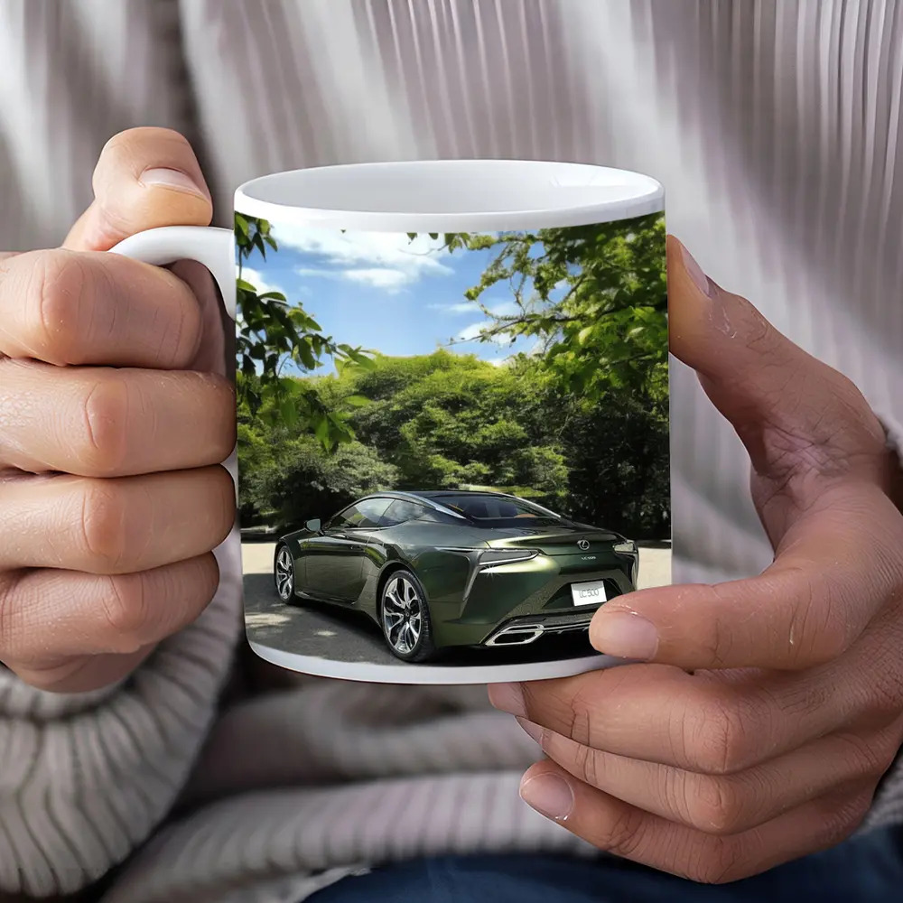 Lexus LC 500 Green Coupe Park Setting – Mugs