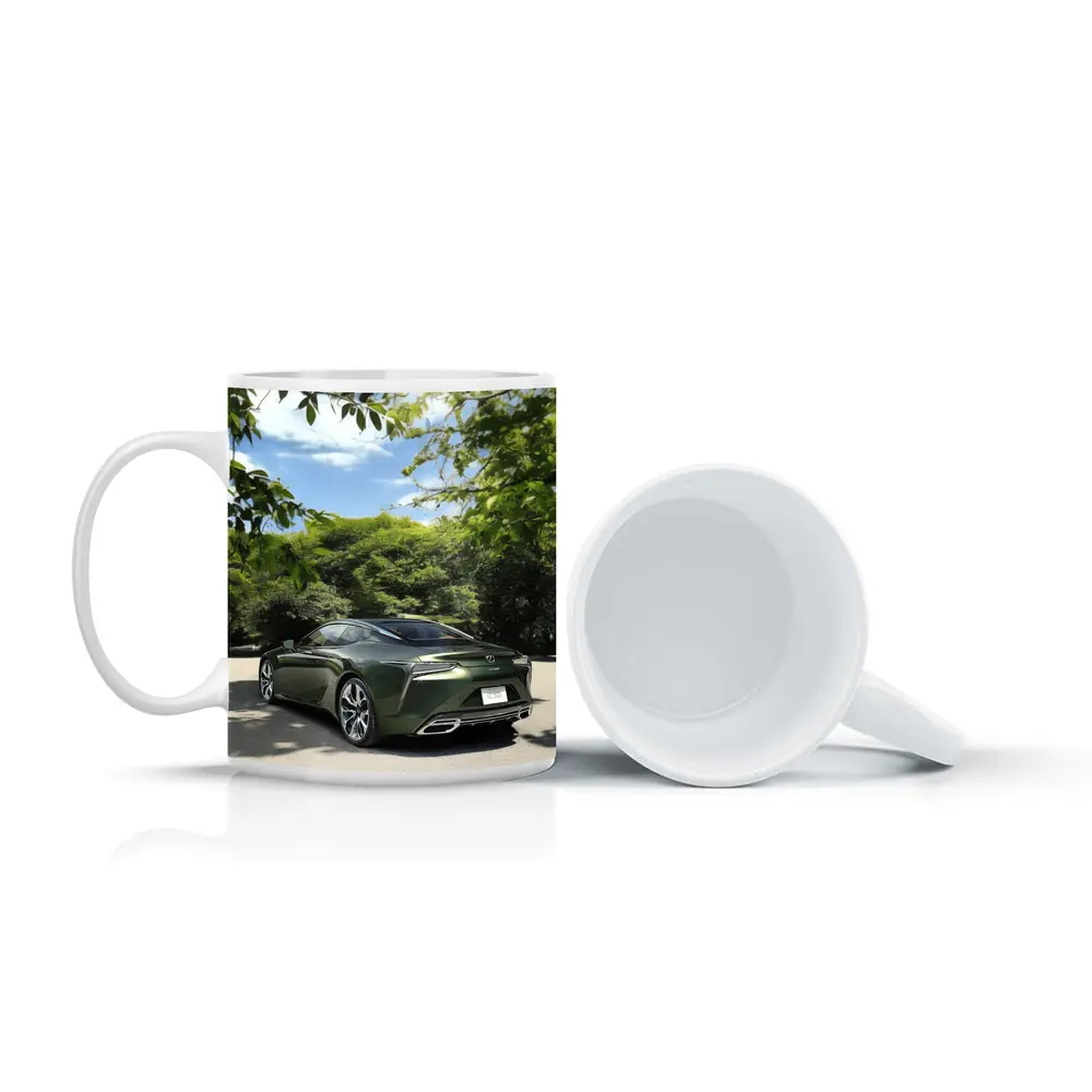 Lexus LC 500 Green Coupe Park Setting – Mugs