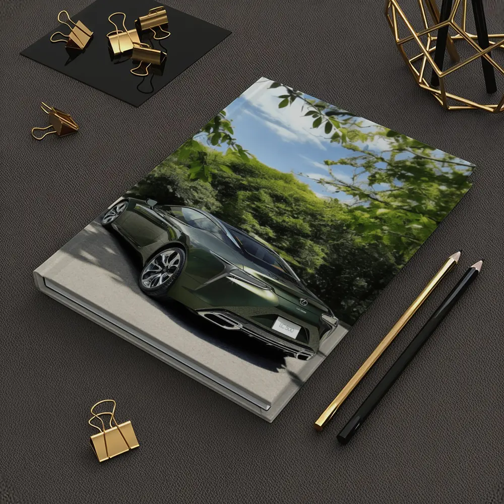 Lexus LC 500 Green Coupe Park Setting – Notebooks