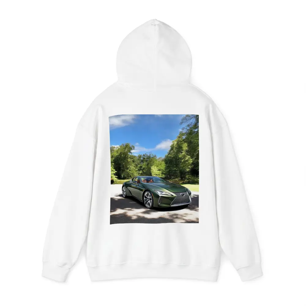 Lexus LC 500 Green Coupe Forest Setting – Hoodies