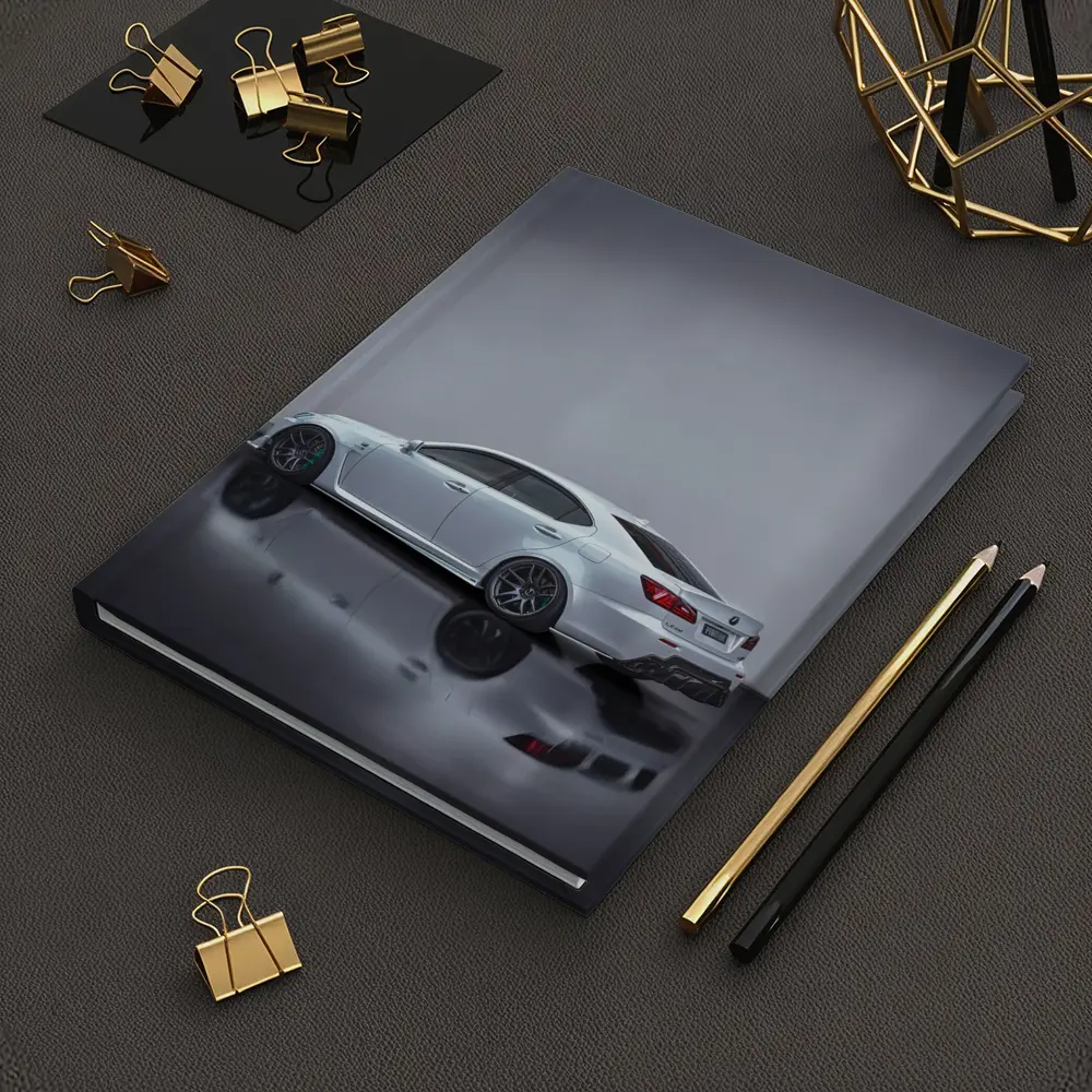 Lexus IS-F White Sedan Studio Shot – Notebooks