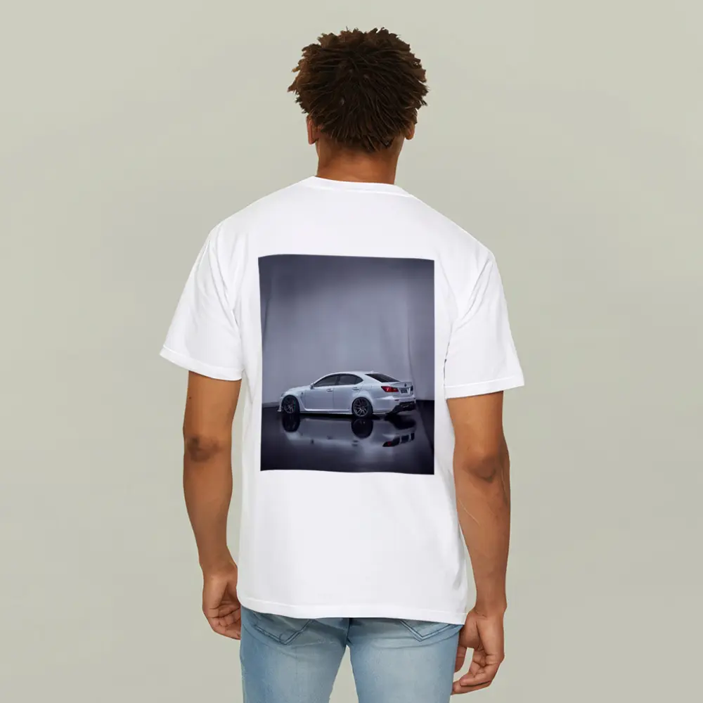 Lexus IS-F White Sedan Studio Shot – T-Shirts