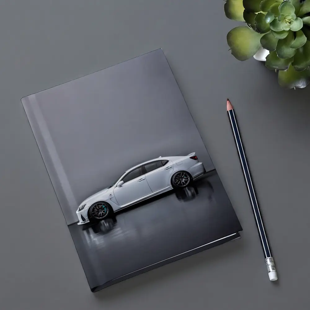 Lexus IS F White Studio Side Profile – Notebooks