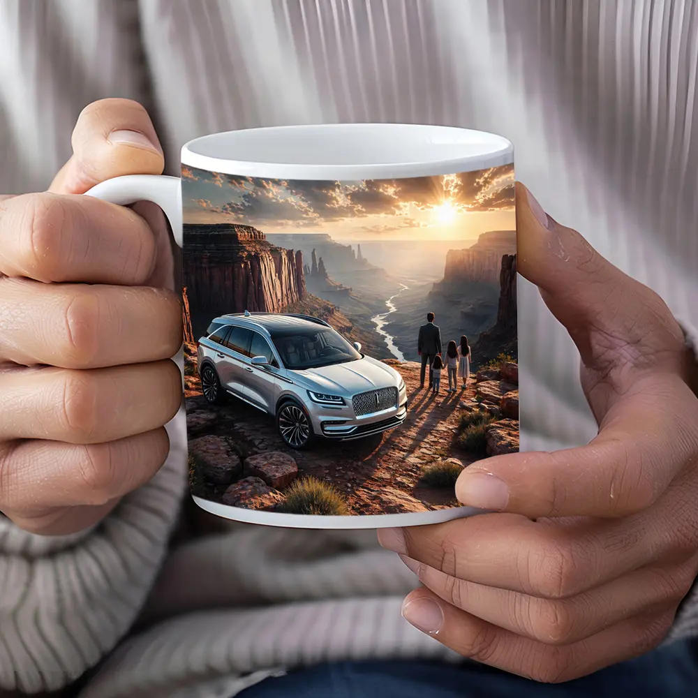 Lincoln Nautilus SUV Canyon Sunset View – Mugs