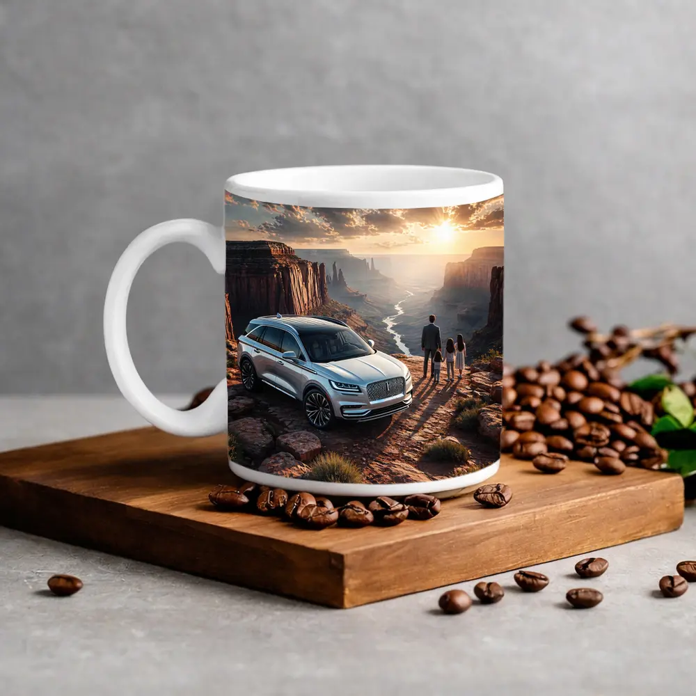 Lincoln Nautilus SUV Canyon Sunset View – Mugs