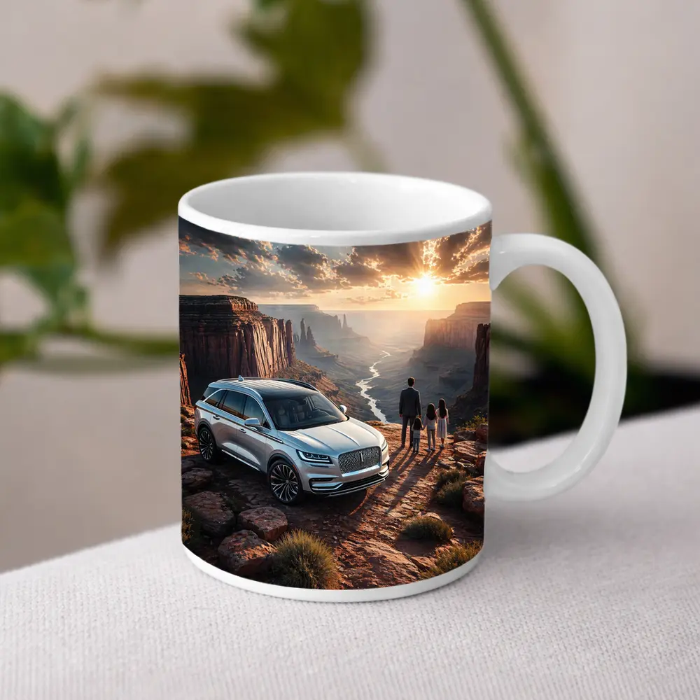 Lincoln Nautilus SUV Canyon Sunset View – Mugs