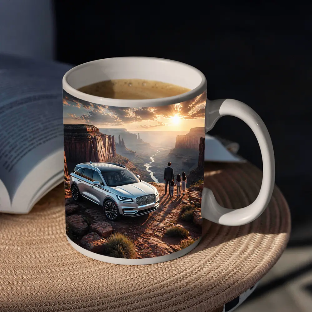 Lincoln Nautilus SUV Canyon Sunset View – Mugs