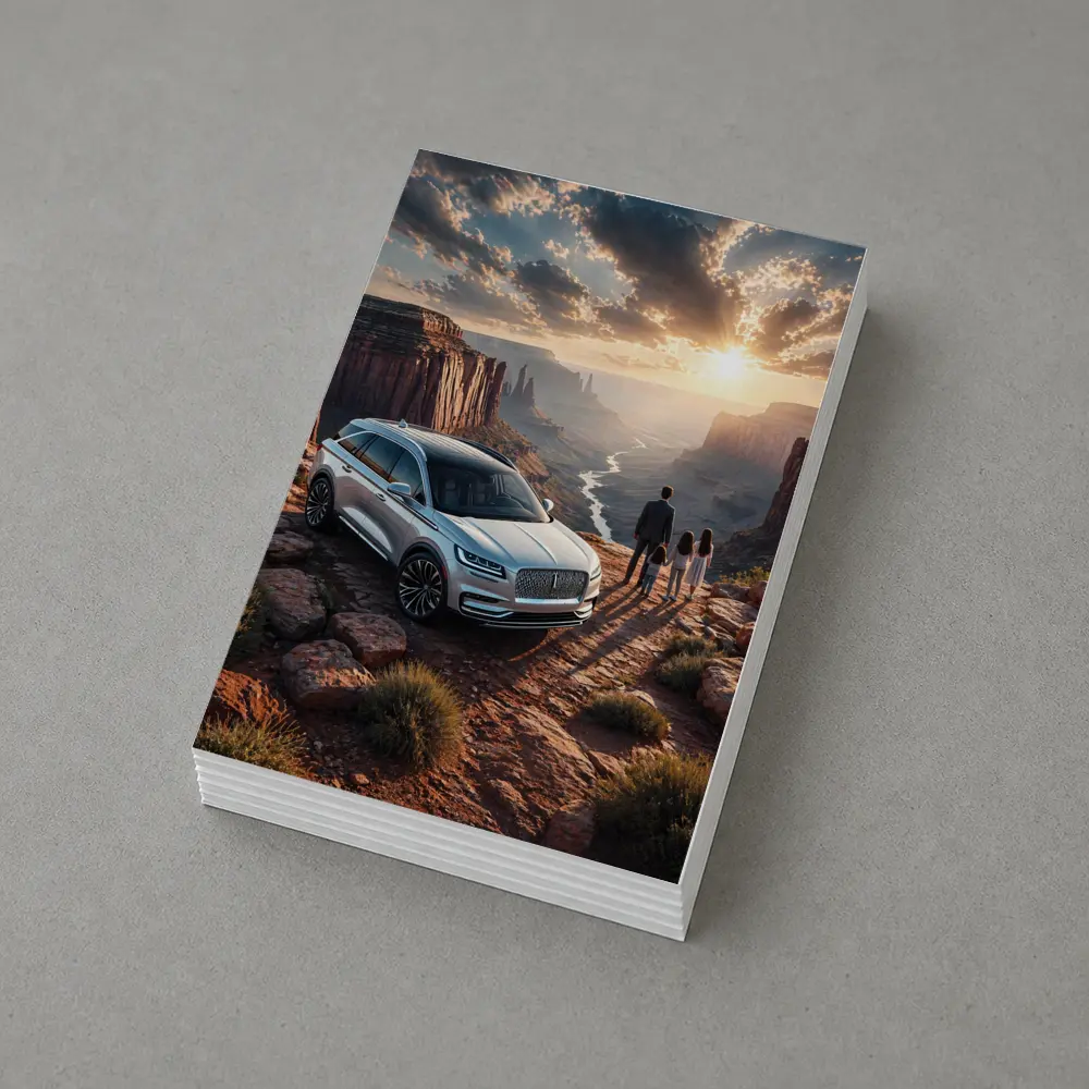 Lincoln Nautilus SUV Canyon Sunset View – Postcards