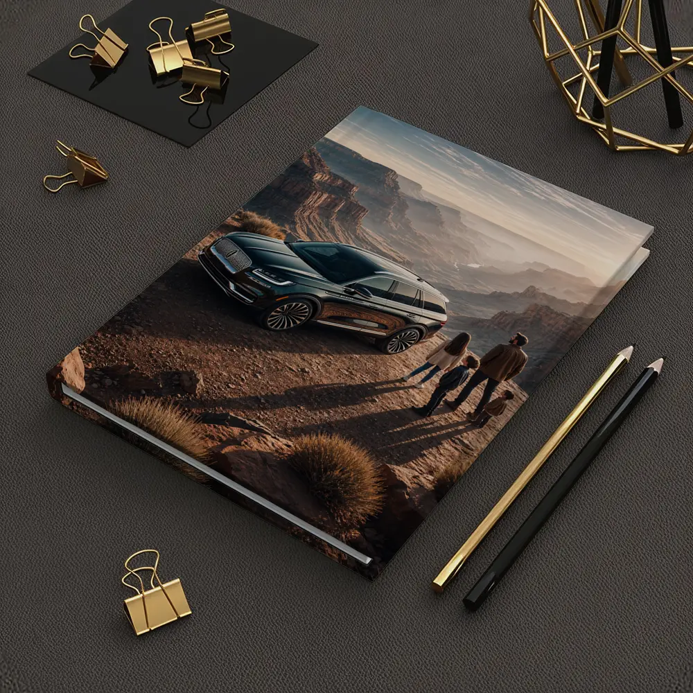 Lincoln Aviator Family Canyon Overlook Sunset – Notebooks