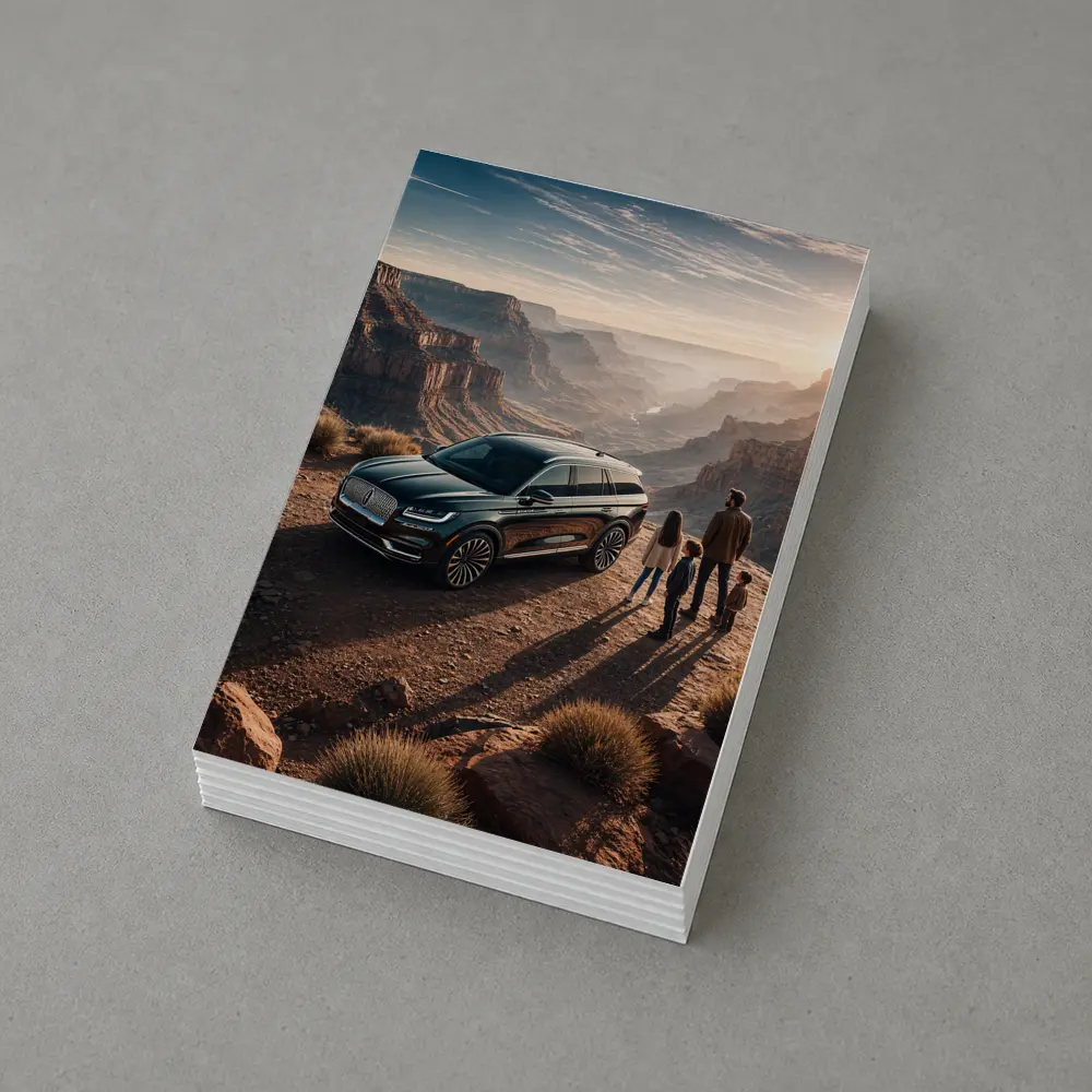 Lincoln Aviator Family Canyon Overlook Sunset – Postcards