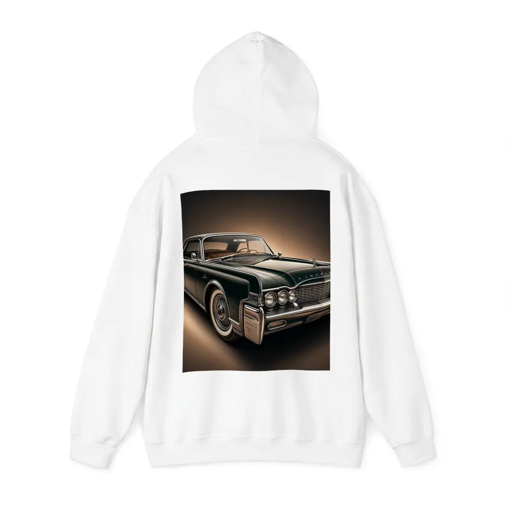Lincoln Continental Classic Car Dark Background – Hoodies