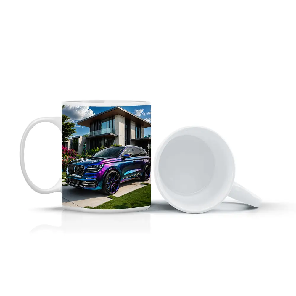 Lincoln Corsair Iridescent Purple Blue Modern Home – Mugs