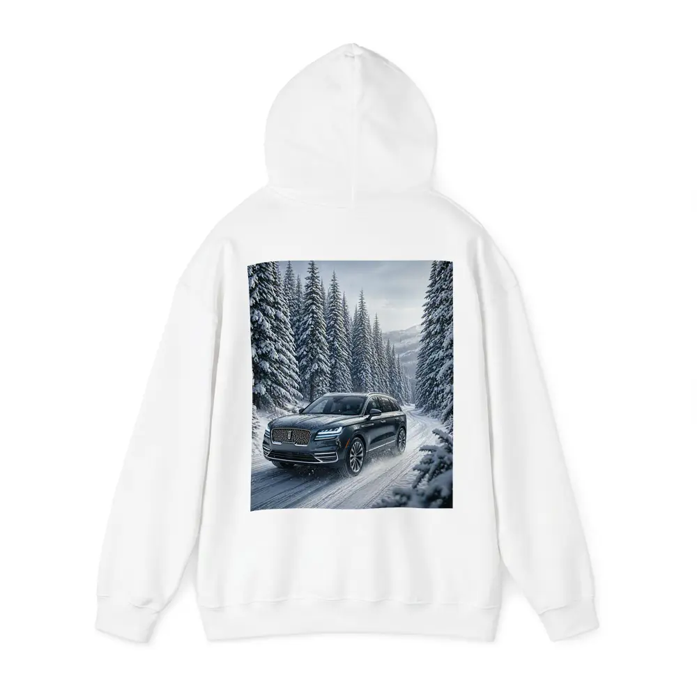 Lincoln Corsair SUV Snowy Forest Drive – Hoodies