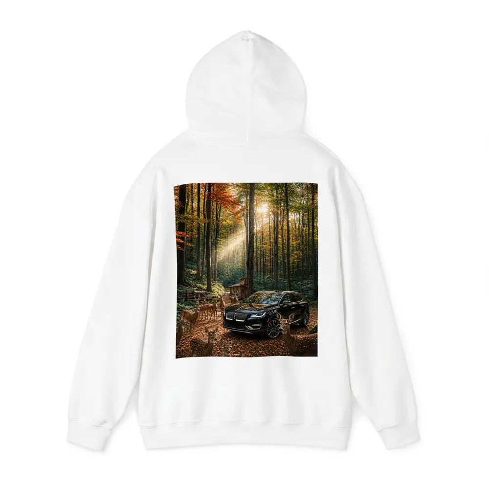 Lincoln MKC Black SUV Autumn Forest Deer – Hoodies