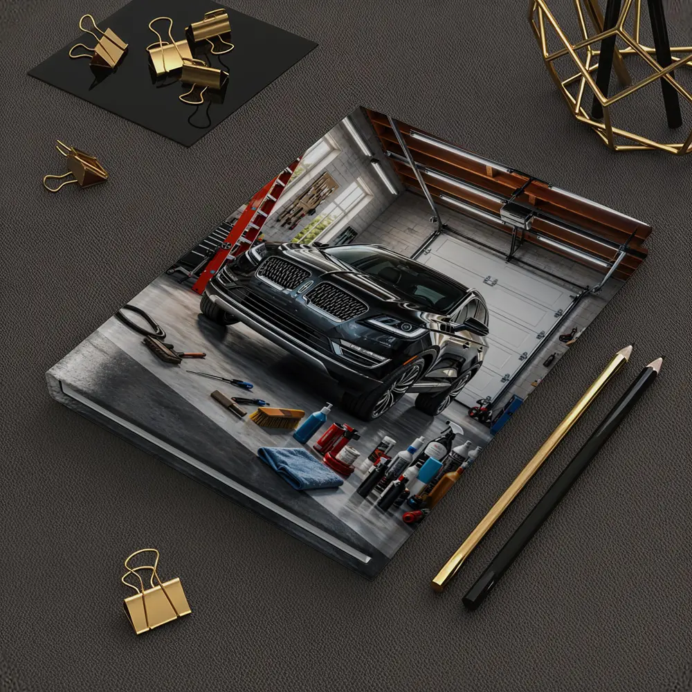Lincoln MKC Black SUV Inside Garage – Notebooks