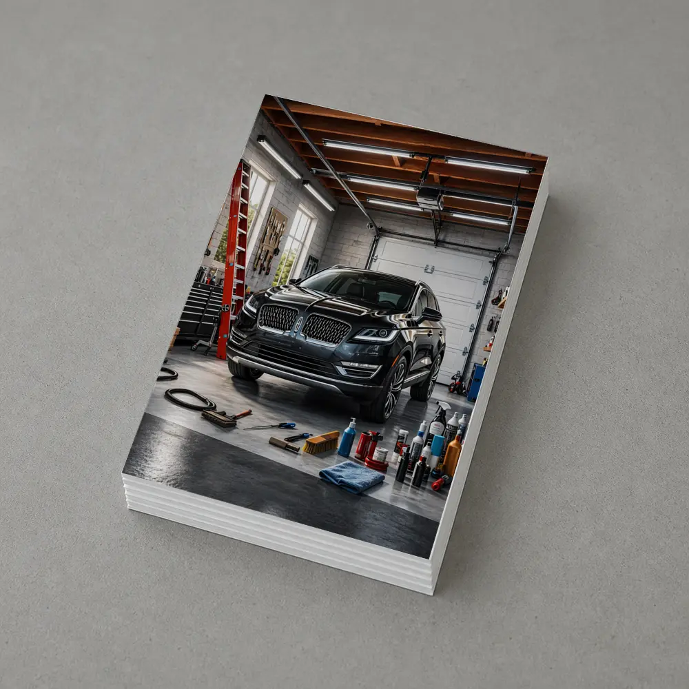 Lincoln MKC Black SUV Inside Garage – Postcards