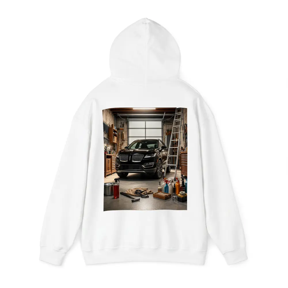 Lincoln MKC Black SUV in Garage – Hoodies