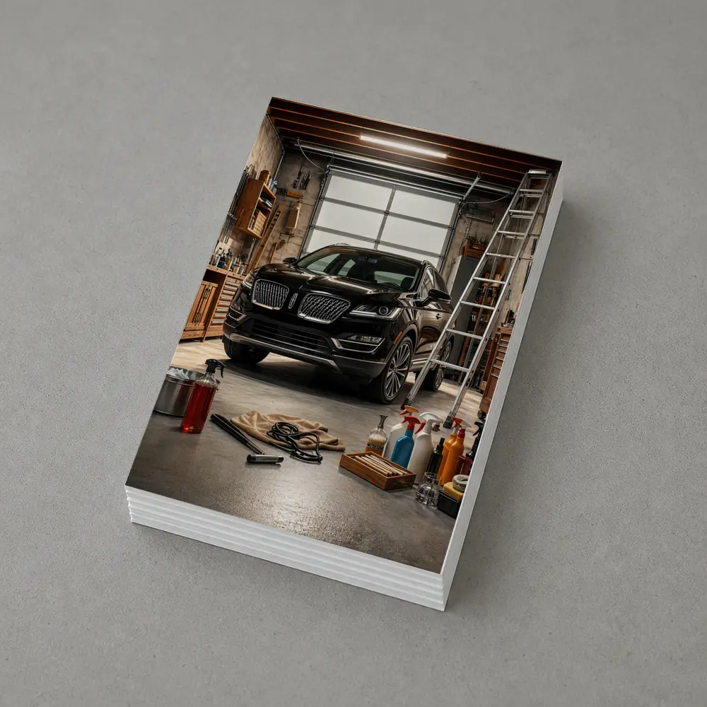Lincoln MKC Black SUV in Garage – Postcards