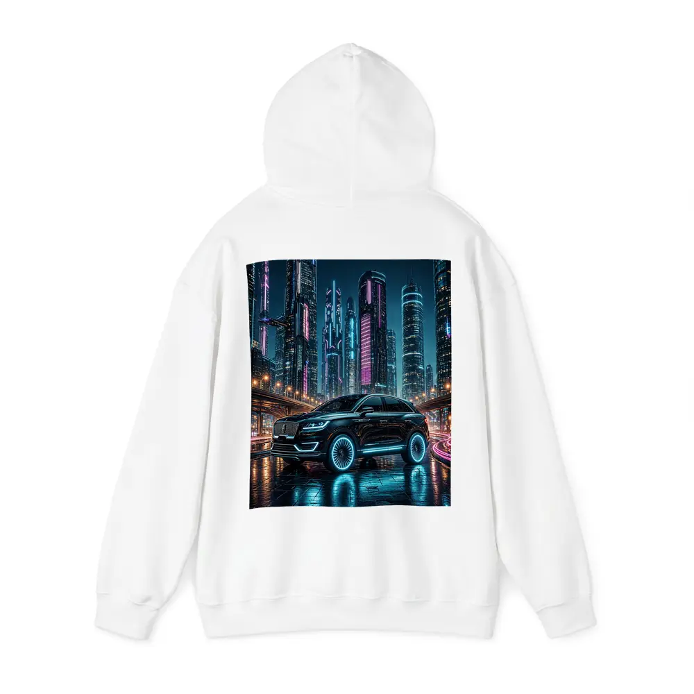 Lincoln MKX Neon City Night Drive – Hoodies