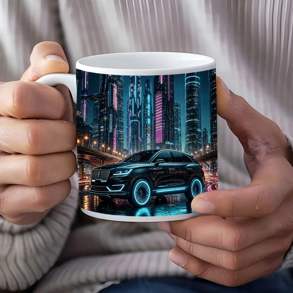 Lincoln MKX Neon City Night Drive – Mugs