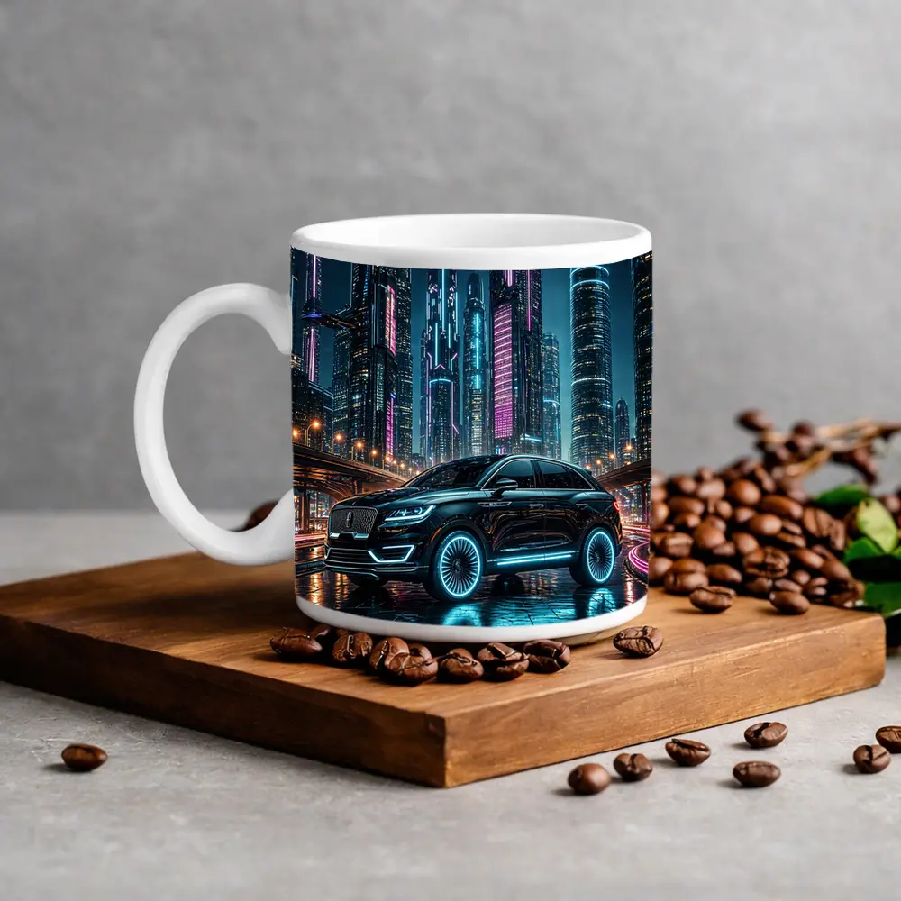 Lincoln MKX Neon City Night Drive – Mugs