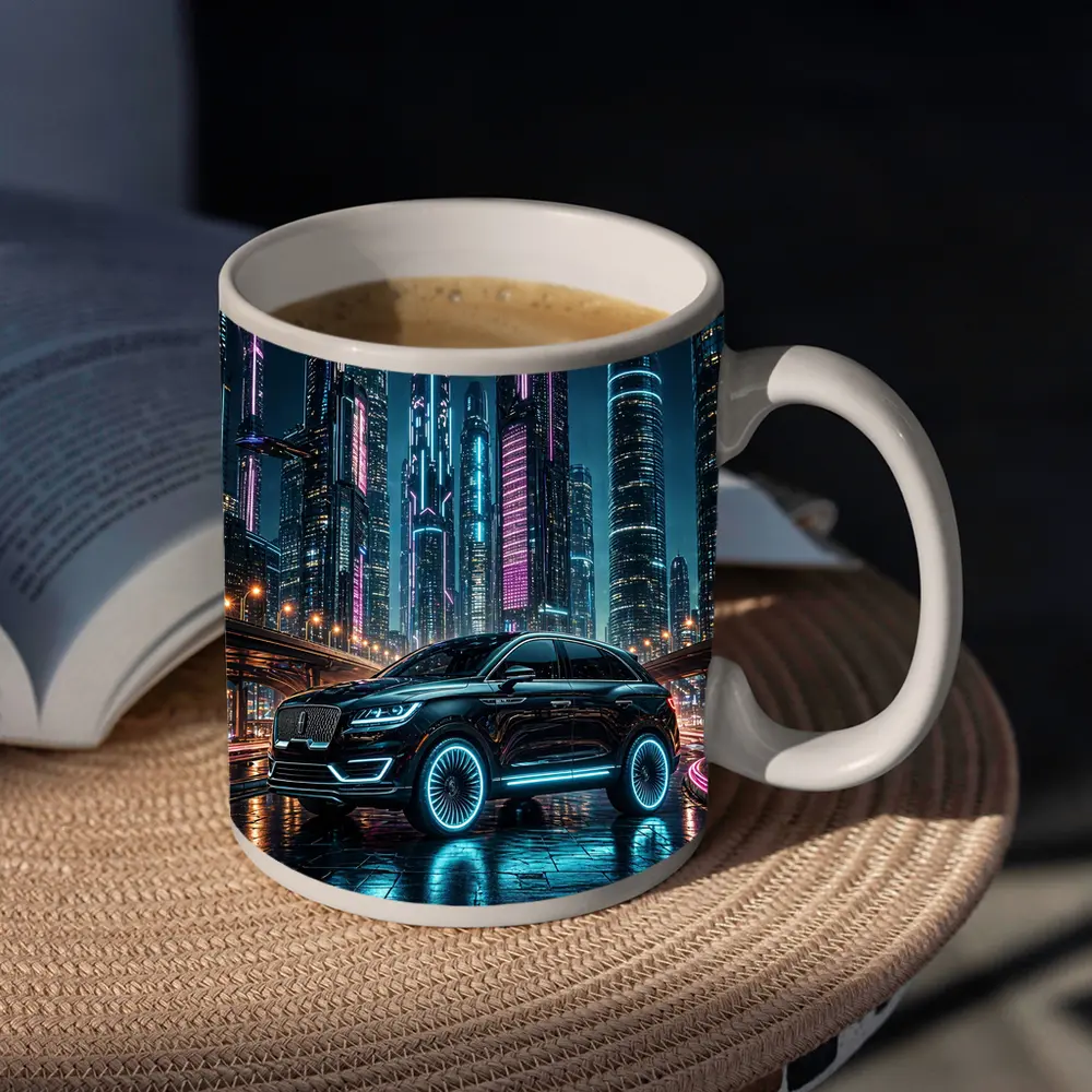 Lincoln MKX Neon City Night Drive – Mugs