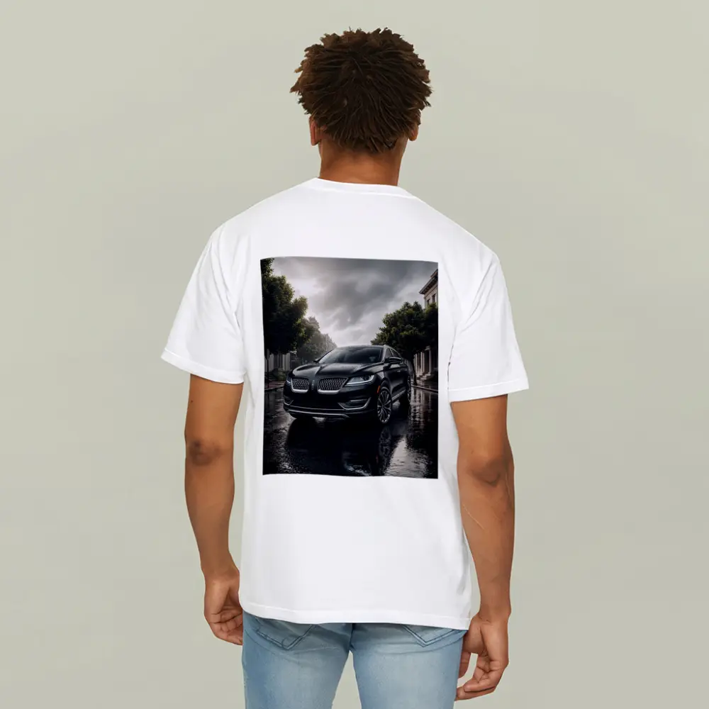 Lincoln MKZ Dark Rainy Street Scene – T-Shirts