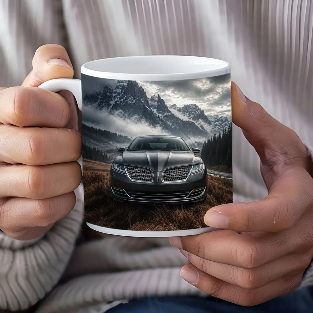 Lincoln MKZ Sedan Misty Mountain Backdrop – Mugs