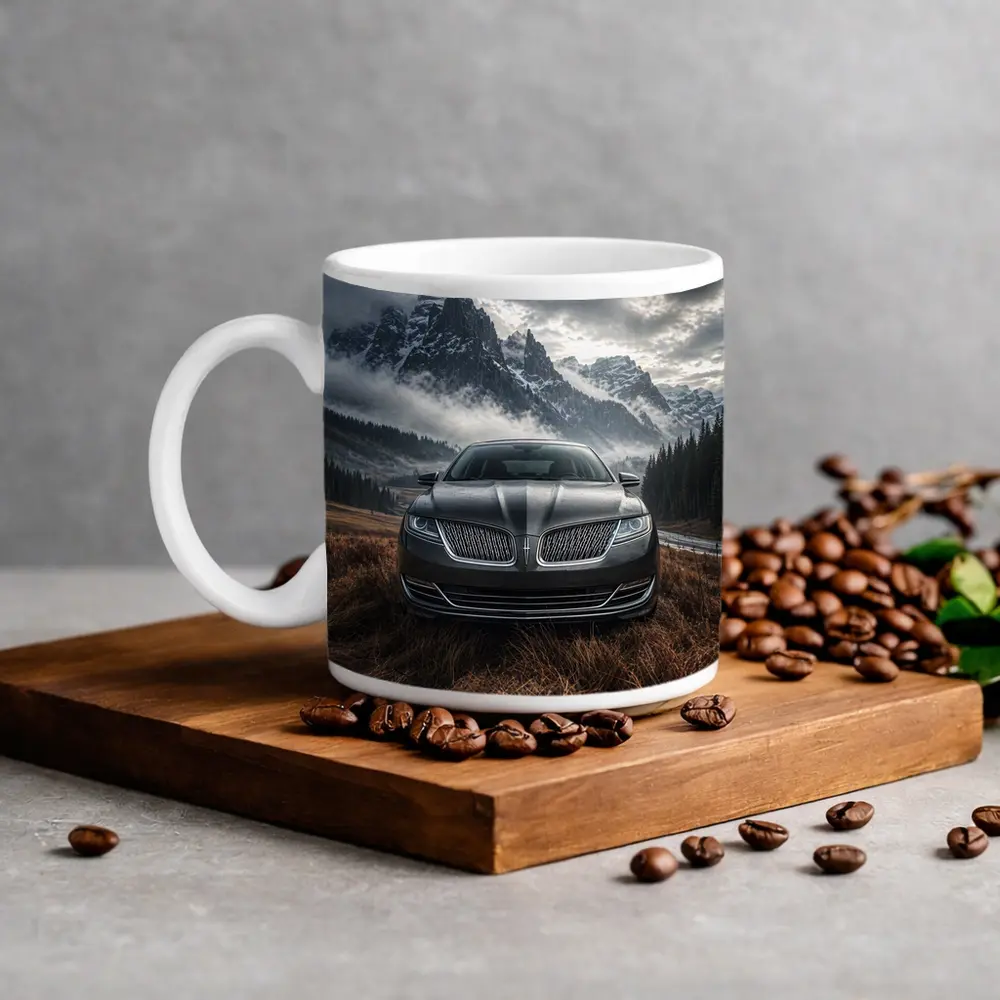 Lincoln MKZ Sedan Misty Mountain Backdrop – Mugs