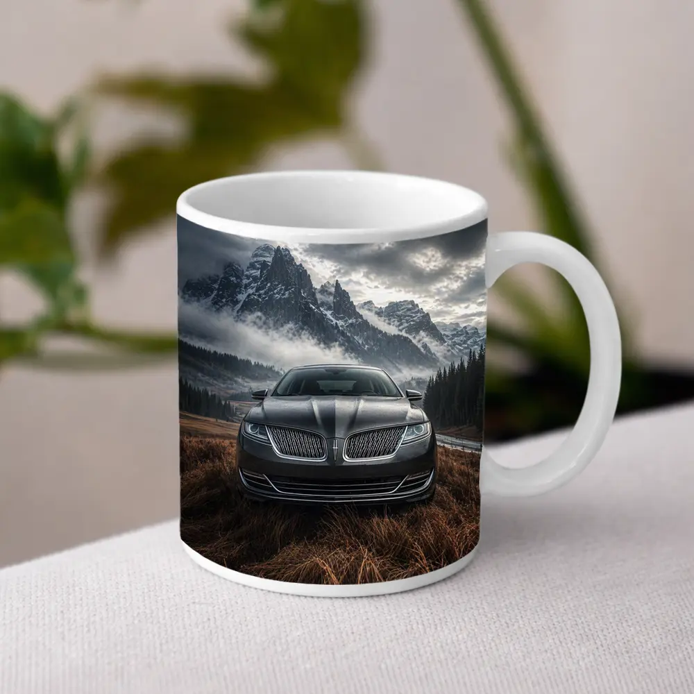 Lincoln MKZ Sedan Misty Mountain Backdrop – Mugs