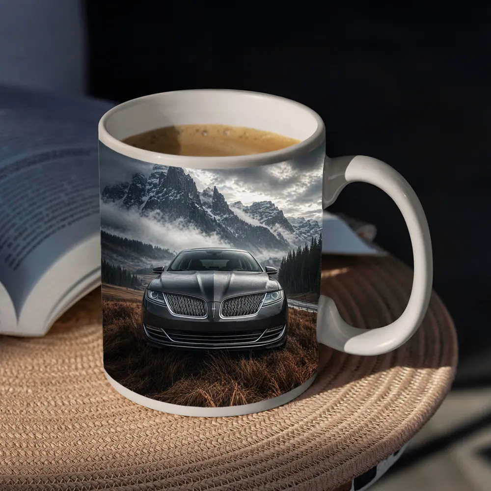 Lincoln MKZ Sedan Misty Mountain Backdrop – Mugs