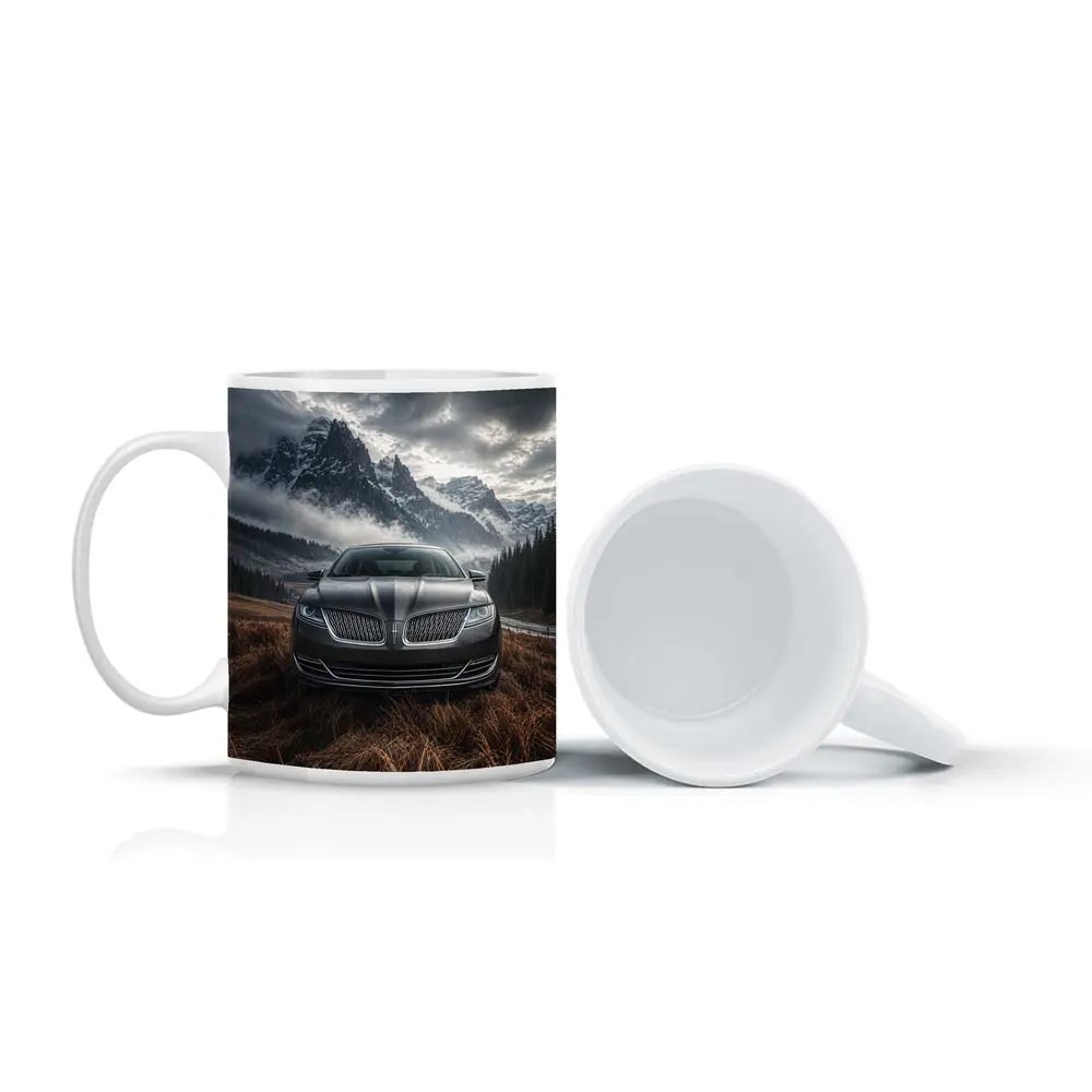 Lincoln MKZ Sedan Misty Mountain Backdrop – Mugs