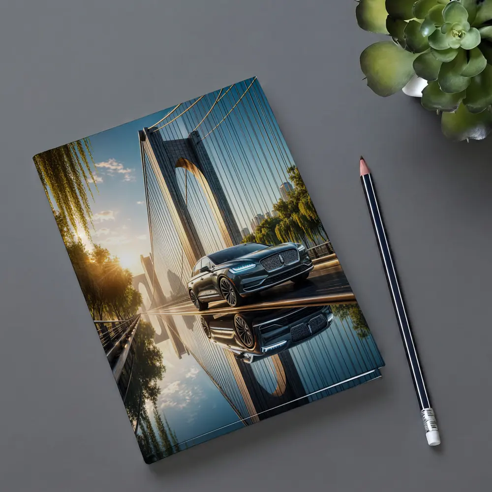 Lincoln Nautilus Luxury Sedan On Bridge – Notebooks